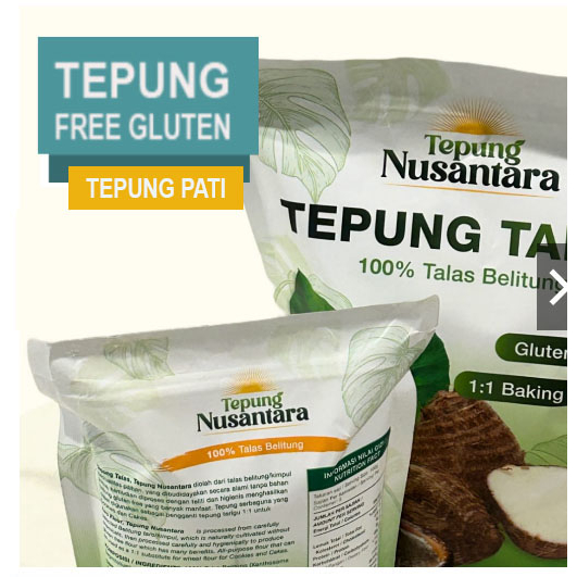 

TEPUNG FREE GLUTEN/ TEPUNG DIET/ TEPUNG TALAS/ TEPUNG TERIGU/ TEPUNG/ TEPUNG PATI