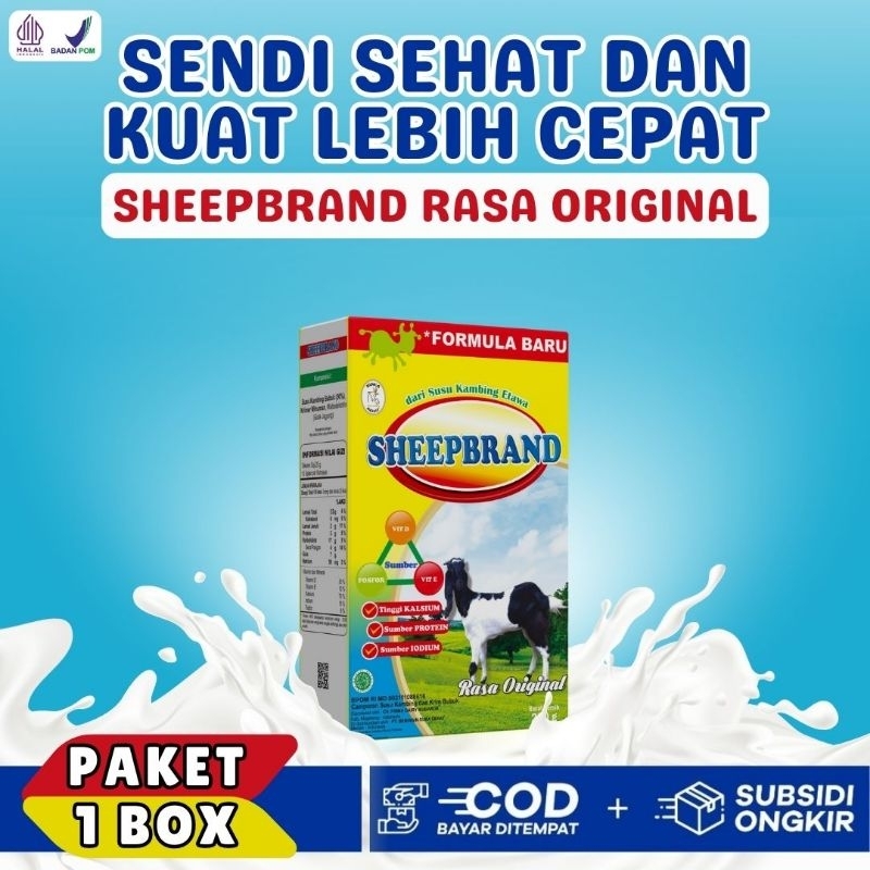 

PROMO SHEEPBRAND SUSU KAMBING ETAWA BUBUK ORIGINAL MURAH ATASI NYERI LUTUT TULANG SENDI ASAM URAT BATUK MENAHUN ASMA PARU-PARU
