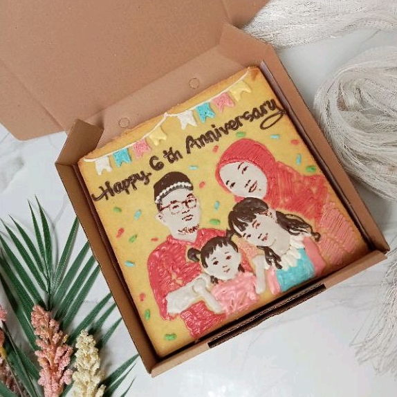 

Lekker holland anniversary birthday cake kue ultah kado gift