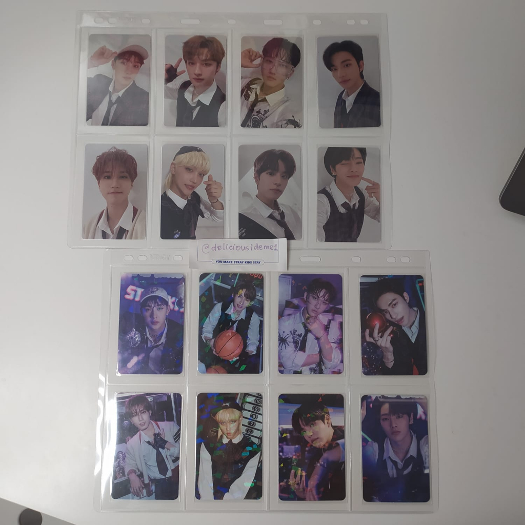 STRAY KIDS SKZ Christmas EveL Photocard PC Glitter POB Set Bangchan Leeknow Changbin Hyunjin Han Jis