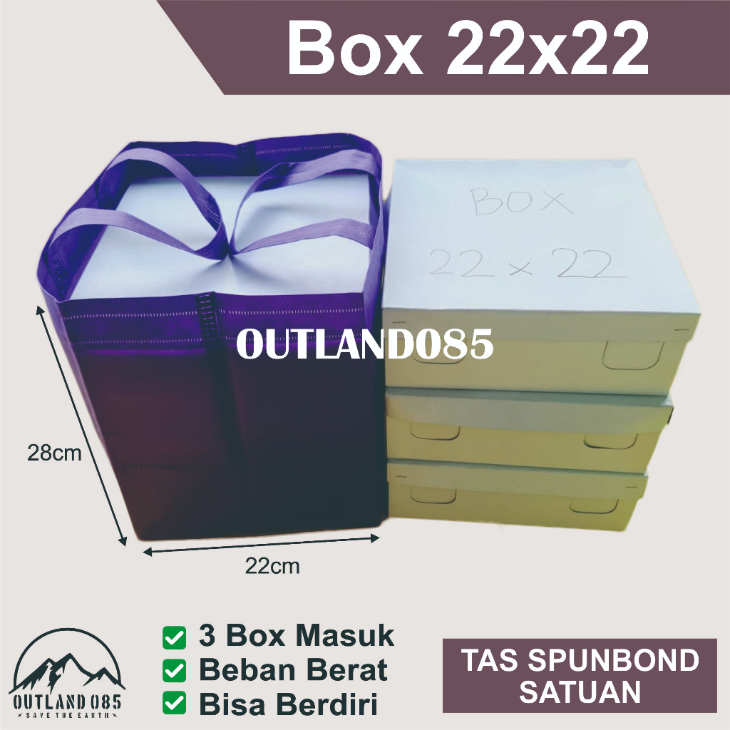 

Box 22x22 25x25 20x20 18x18 kardus kotak dus nasi kue plastik berkat tas hajat pesta