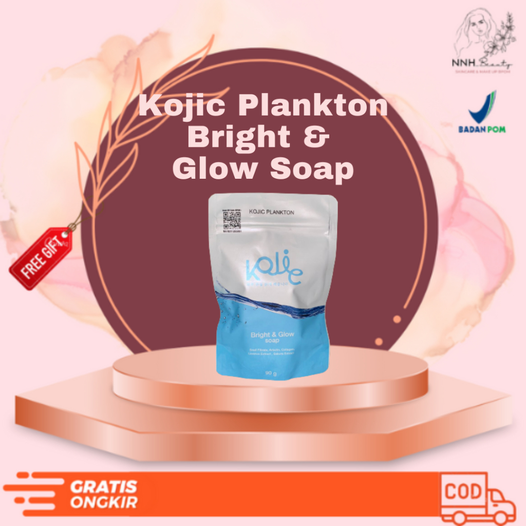 (CLEARANCE SALE) KOJIC PLANKTON BRIGHT & GLOW SOAP / SABUN KOJIC PLANKTON / KOJIC PLANKTON SOAP 90 g
