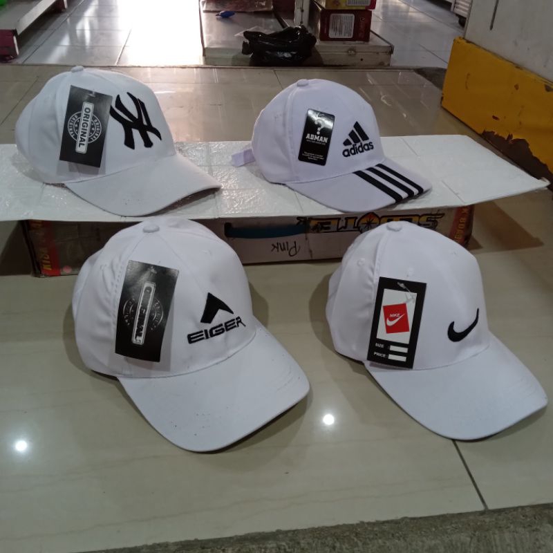 Topi Baseball Basebal Tutup Pelindung Aksesoris Fashion Kepala Bahan Drill Tuil Halus Motif Bordir B
