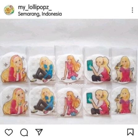 BARBIE Edible Rice Paper aman dimakan