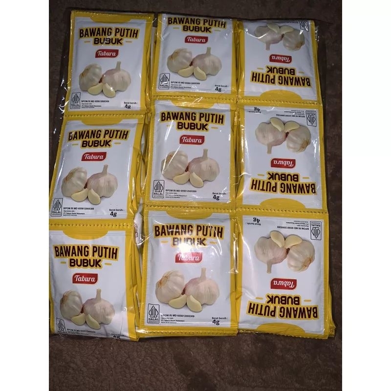 

bawang putih bumbu TABURA renteng