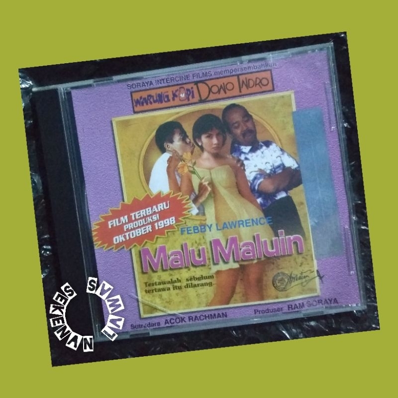VCD Warkop DKI Malu Maluin /Rilisan Awal /Mulus