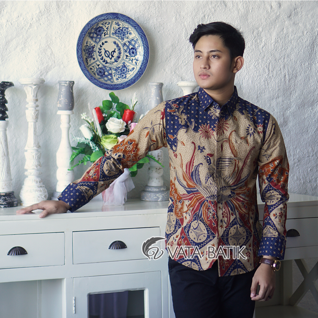 Kemeja Batik Pria Vatabatik Slimfit Premium VATA 03