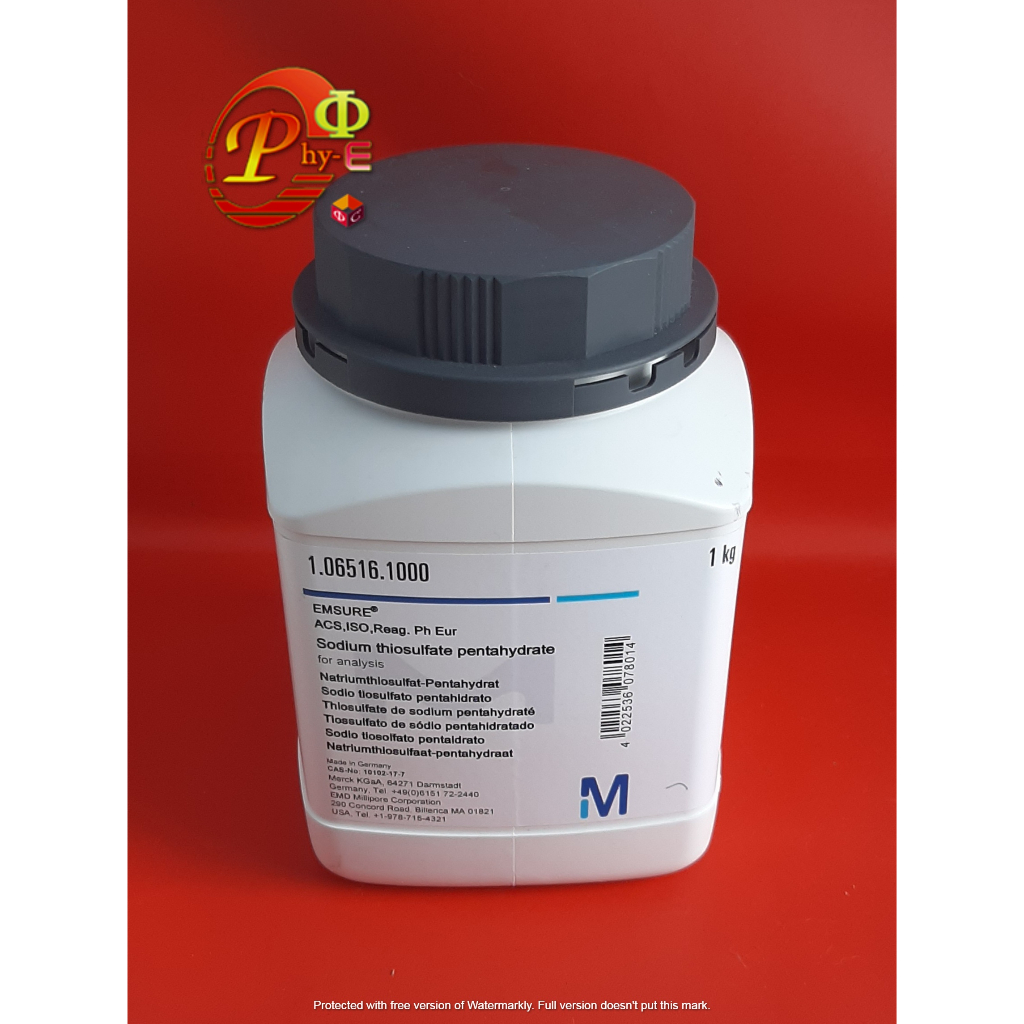 Sodium Thiosulfate Pentahydrate Merck / Na2S2O3.5H2O / Natrium Thiosulfate Per Gram