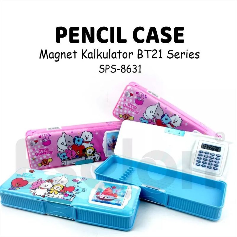 

tempat pensil magnet kalkulator BT21