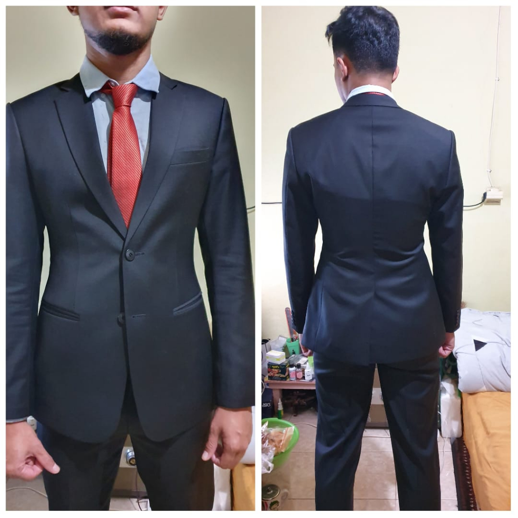 JAS PRIA FORMAL MODEL SLIM 1 STEL ATAU ATASAN AJA