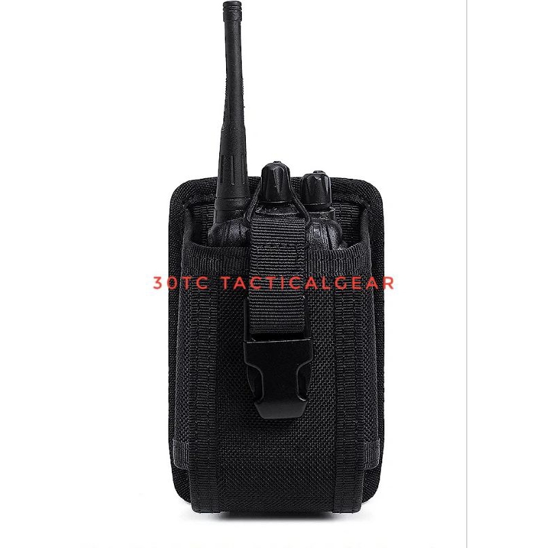 Sarung Ht Pouch Radio Tempat Walkie Talkie Tas Handie Talkie Tactical Airsoft outdoor military Tni P