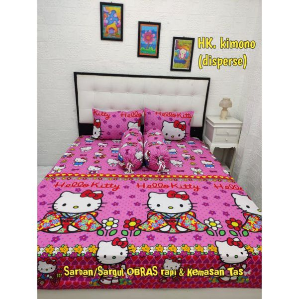 Monalisa-Bisa COD Sprei Set 90/100/120/140/160/180/200 Single Queen King Tinggi 20cm Tinggi 30cm Tin