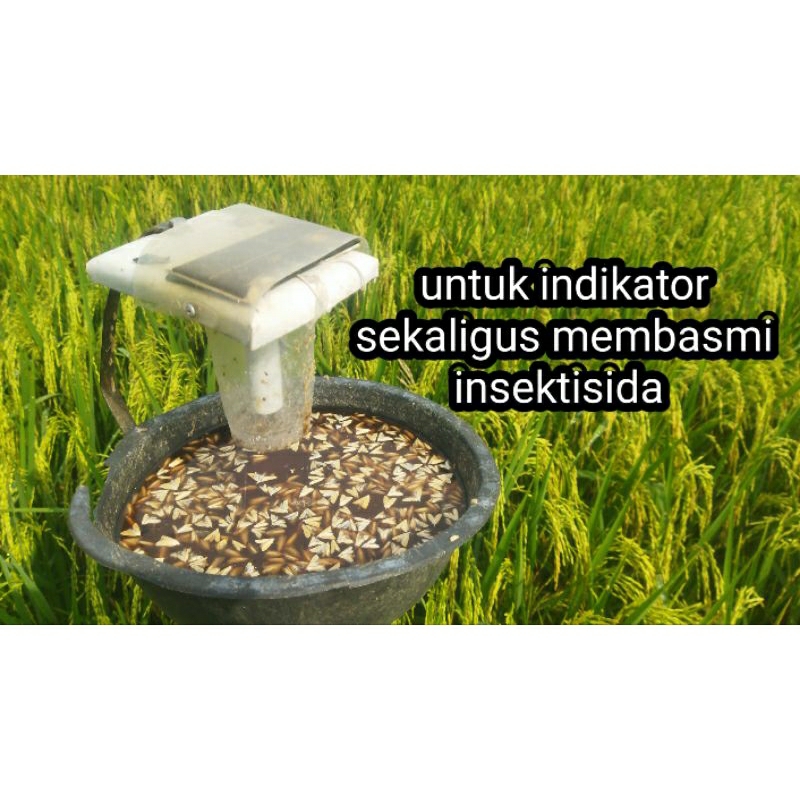 lampu perangkap hama + tangkai penyangga