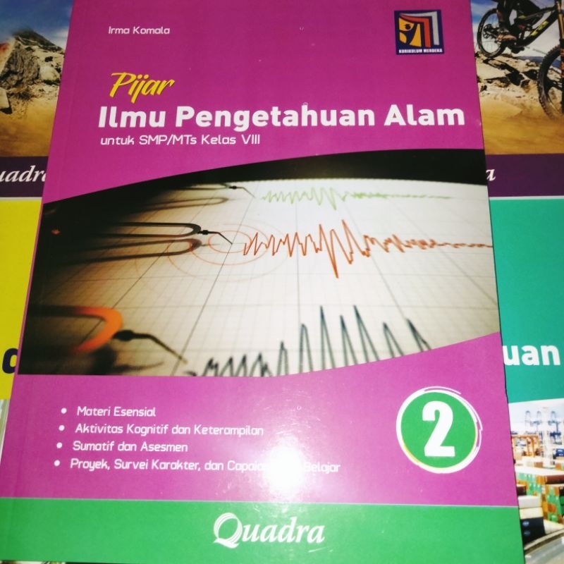 Buku Pijar IPA Quadra SMP Kelas 8 Kurikulum Merdeka