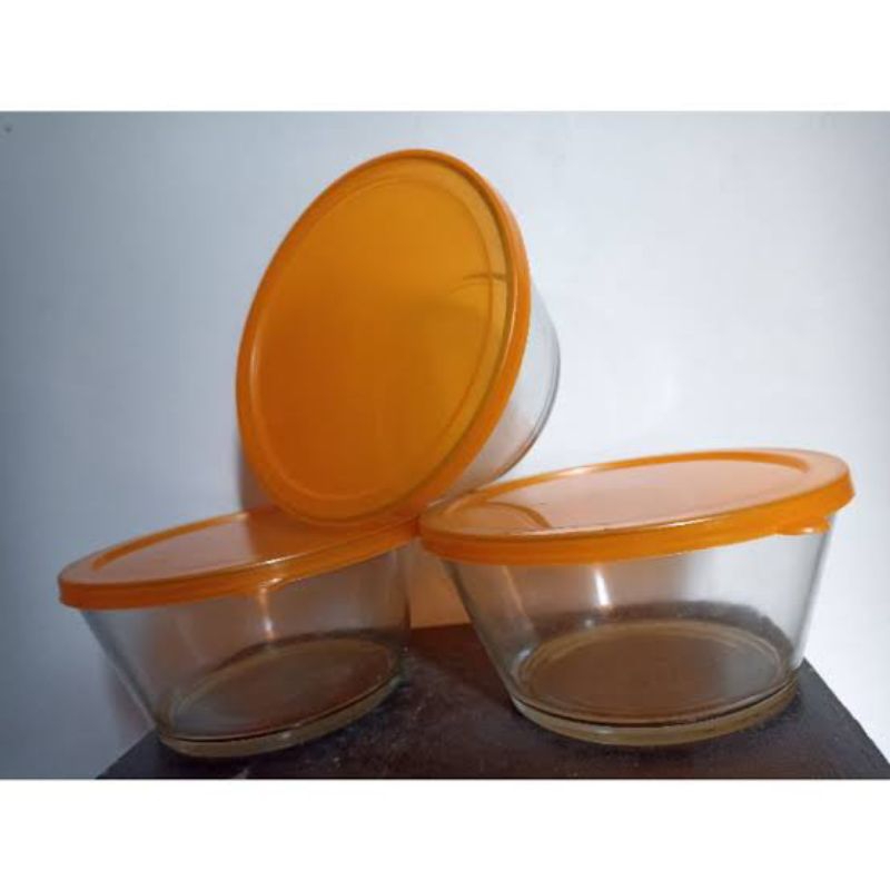 MANGKOK KACA TUTUP PLASTIK