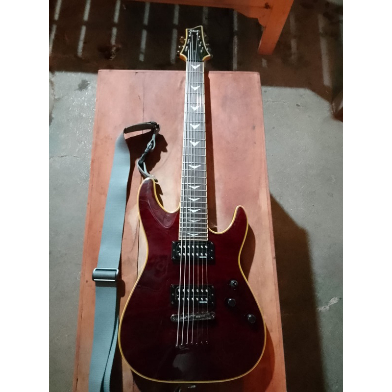 GITAR SCHECTER OMEN 7 STRINGS 7 SENAR ORIGINAL SECOND LIKE NEW