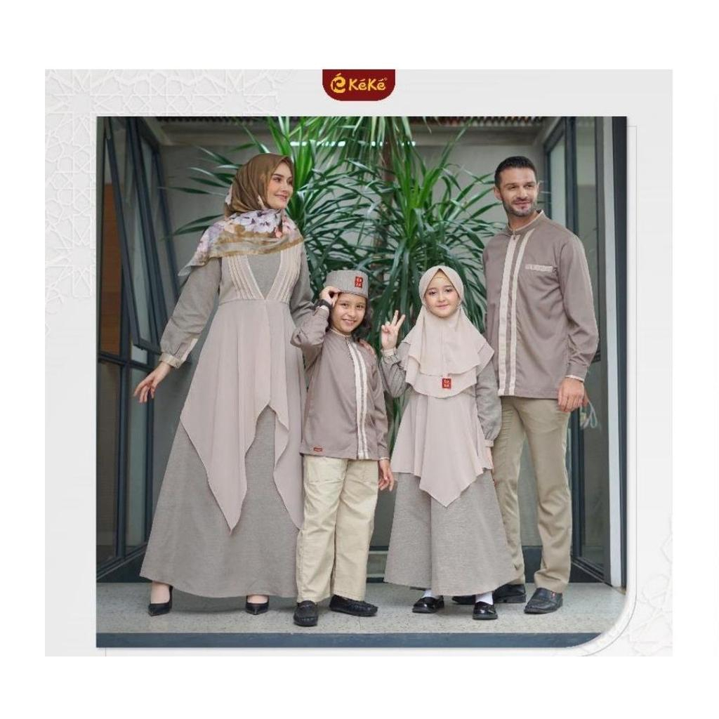 Busana Couple Keluarga Keke Magnolia Series