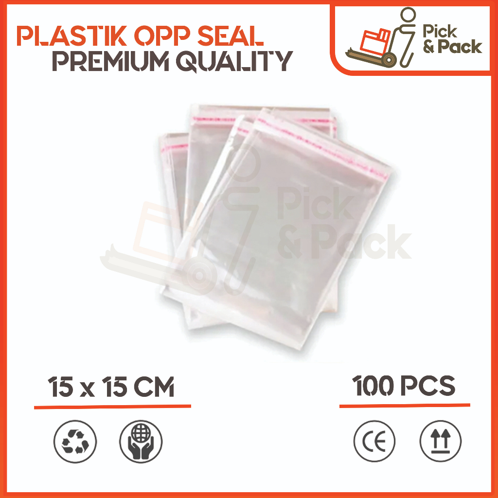 

Plastik OPP 15x15 isi 100 lembar / Plastik OPP Bening Seal Lem Kue Roti Sendok Garpu Undangan 15x15 100pcs / Plastik OPP 15x15 Isi 100 / Plastik Stiker Lem OPP / Plastik Seal 15x15
