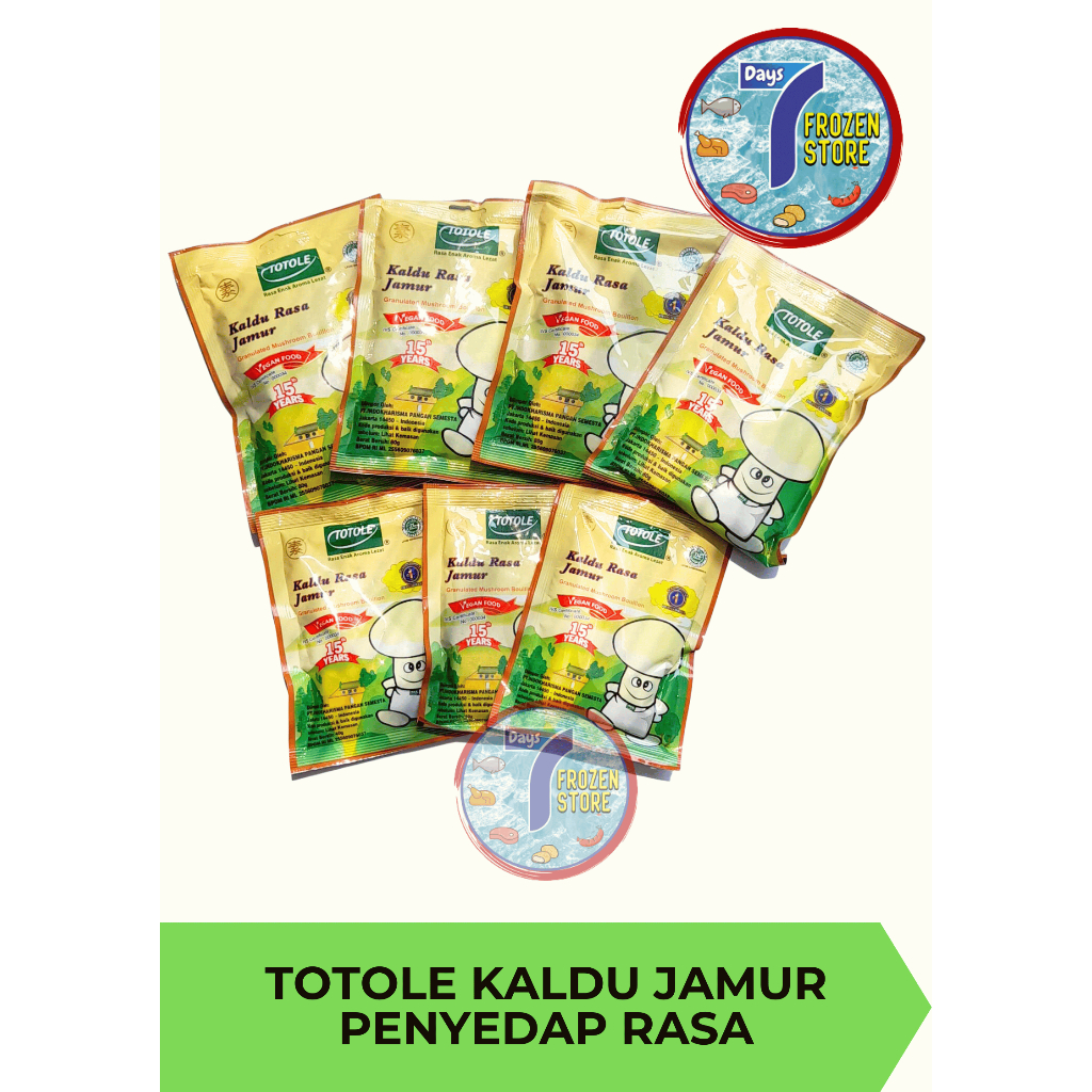 

Totole Kaldu Jamur Penyedap Rasa Varian 40 Gr 80 Gr