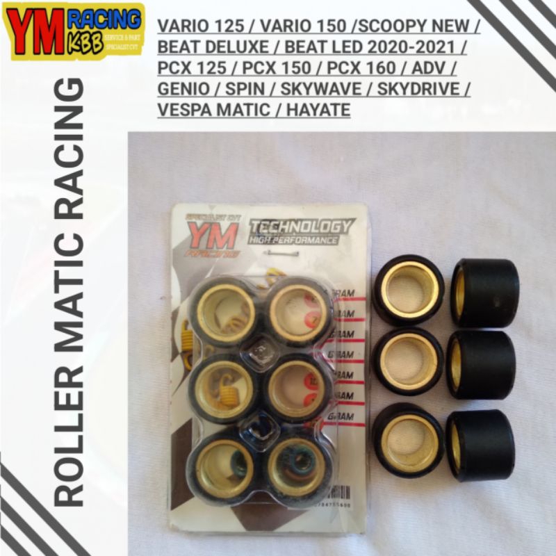 Roller Racing  Pcx/Vario 125 150 160/Beat Deluxe/Genio/Spin/Soopy 2020-2021/Skywave/Sdrive/Hayate 7 