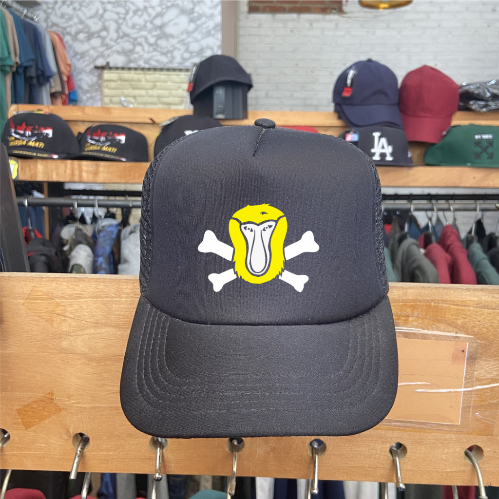 CUSTOM SABLON TOPI STRUCKER DESAIN SUKA-SUKA / TOPI POLOS / TOPI SABLON / TOPI CUSTOM