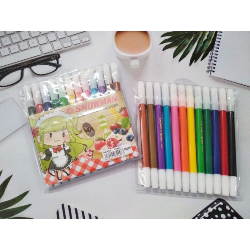 

Spidol Snowman 12 Warna