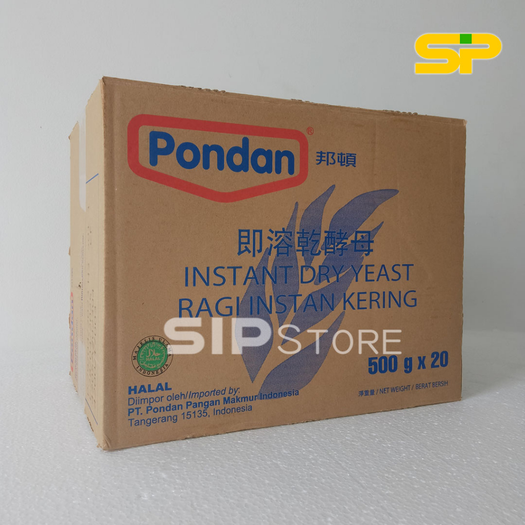 

Ragi Instan "PONDAN" @20x500Gram / Instant Yeast / Ragi Kering / Pondan Ragi Instan 10kg (DUS)