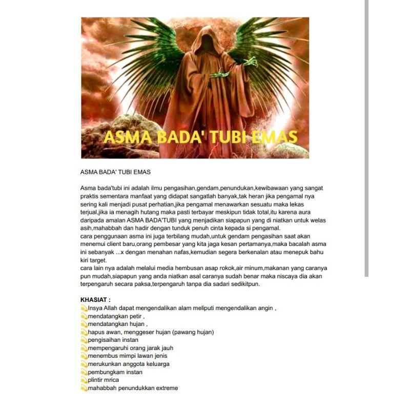 

Ijazah Asma Ba'da Tubi Emas