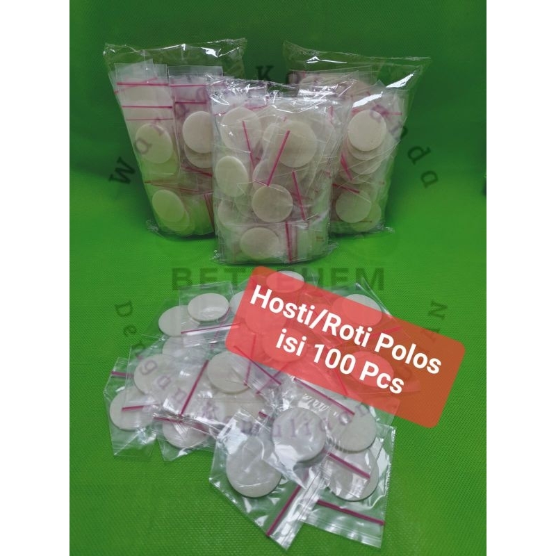 

HOSTI / ROTI POLOS PERJAMUAN KUDUS ISI 100 PCS