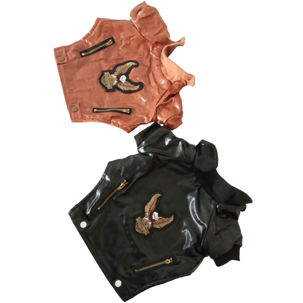 Jacket Harley Anjing/ Jacket Kucing/ Kostum Anabul/ pakaian hewan/ pakaian anabul/Baju Viral/jaket K