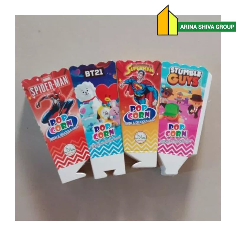 

200 LEMBAR KERTAS POPCORN 12 × 6 PAPER CRAFT KARTON POPCORN BERKUALITAS | KARDUS KEMASAN POPCORN UKURAN 12 × 6 PRODUK TERBARU | CENTRAL JAYA ABADI | ARINA SHIVA GROUP 1126