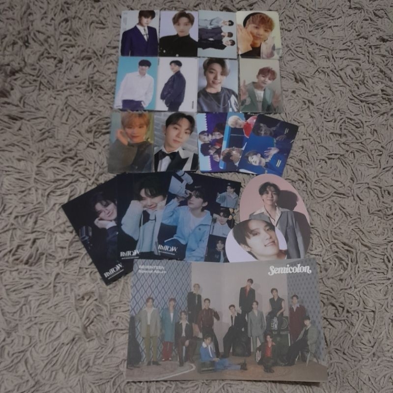 Photocard PC Trading Card TC Lenticular Seventeen SVT Joshua Jun Hoshi Woozi Seungkwan Vernon Dino A