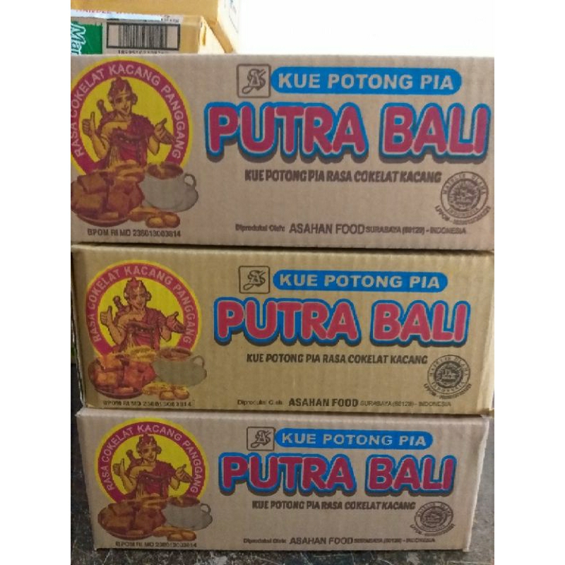 

Putra bali dus@ 10 renteng x 10 pcs / pia putra bali / kue potong pia putra bali