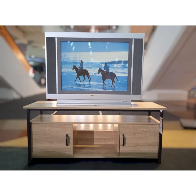 Selma Petra Rak Tv - Cokelat Oak Furniture Informa lemari tv stand tv tempat tv bracket tv