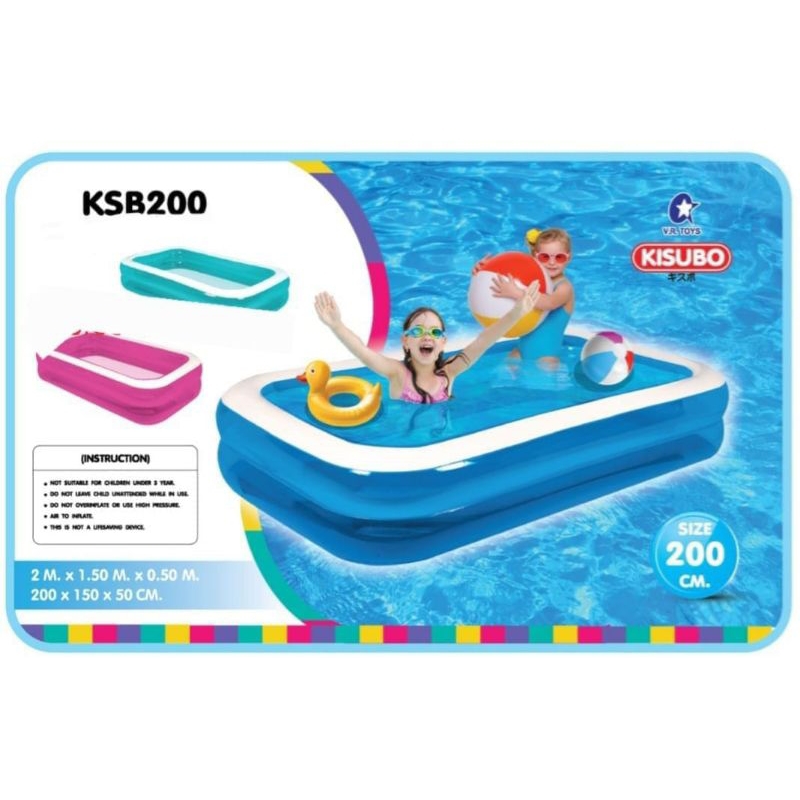kolam renang anak jumbo panjang 2m kolam renang kisubo besar