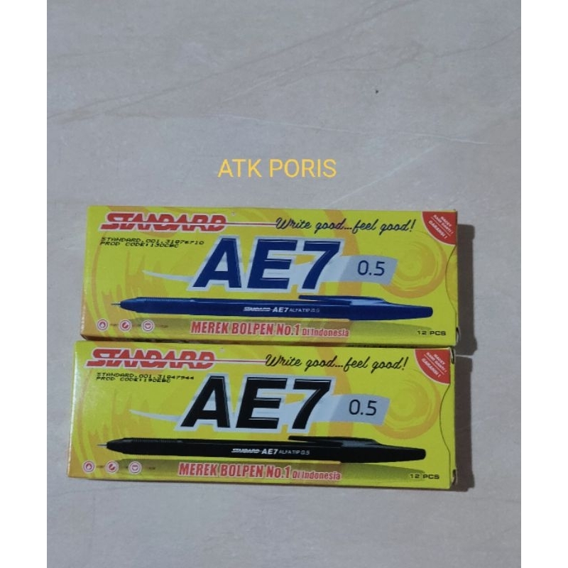 

Pulpen AE7 Standart 0,5mm/ pena AE7 standard/ bolpoin AE7 standard (1pak=12pcs)