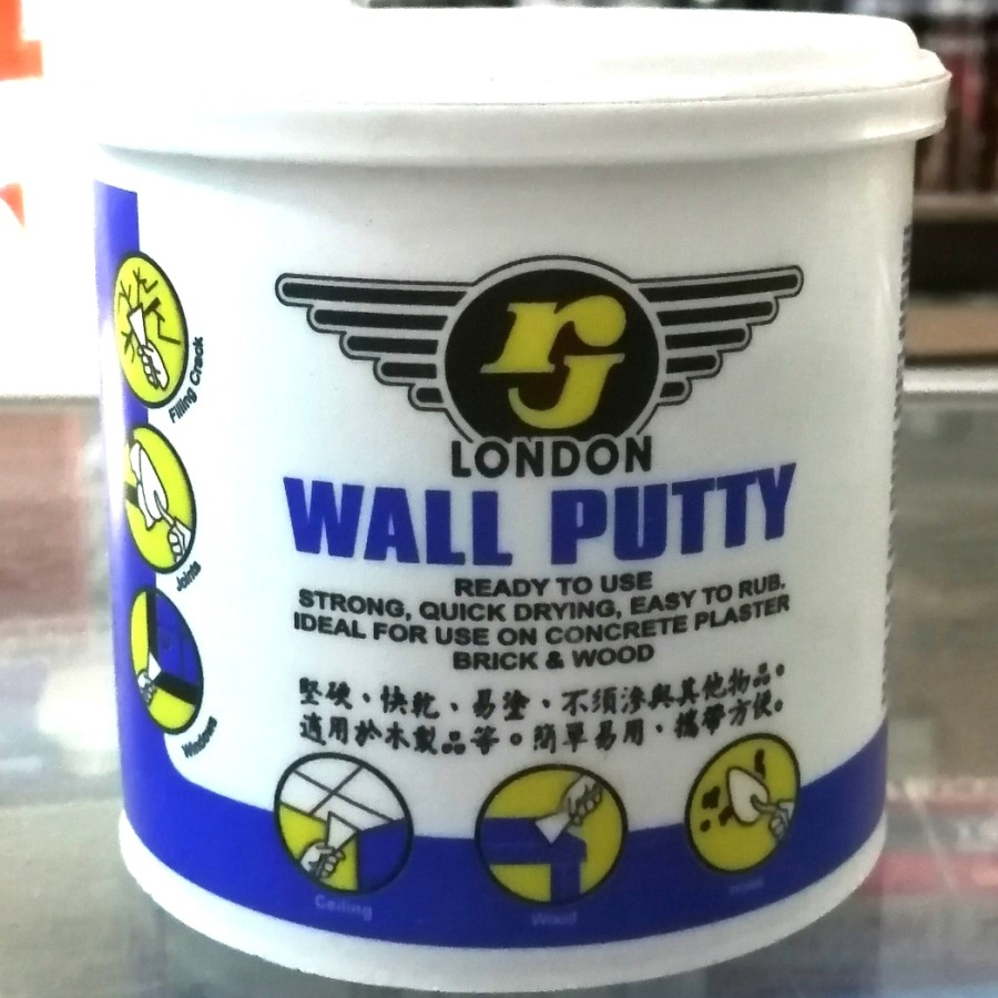 Dempul RJ London Wall Putty Dinding dan Kayu 1kg 1 kg