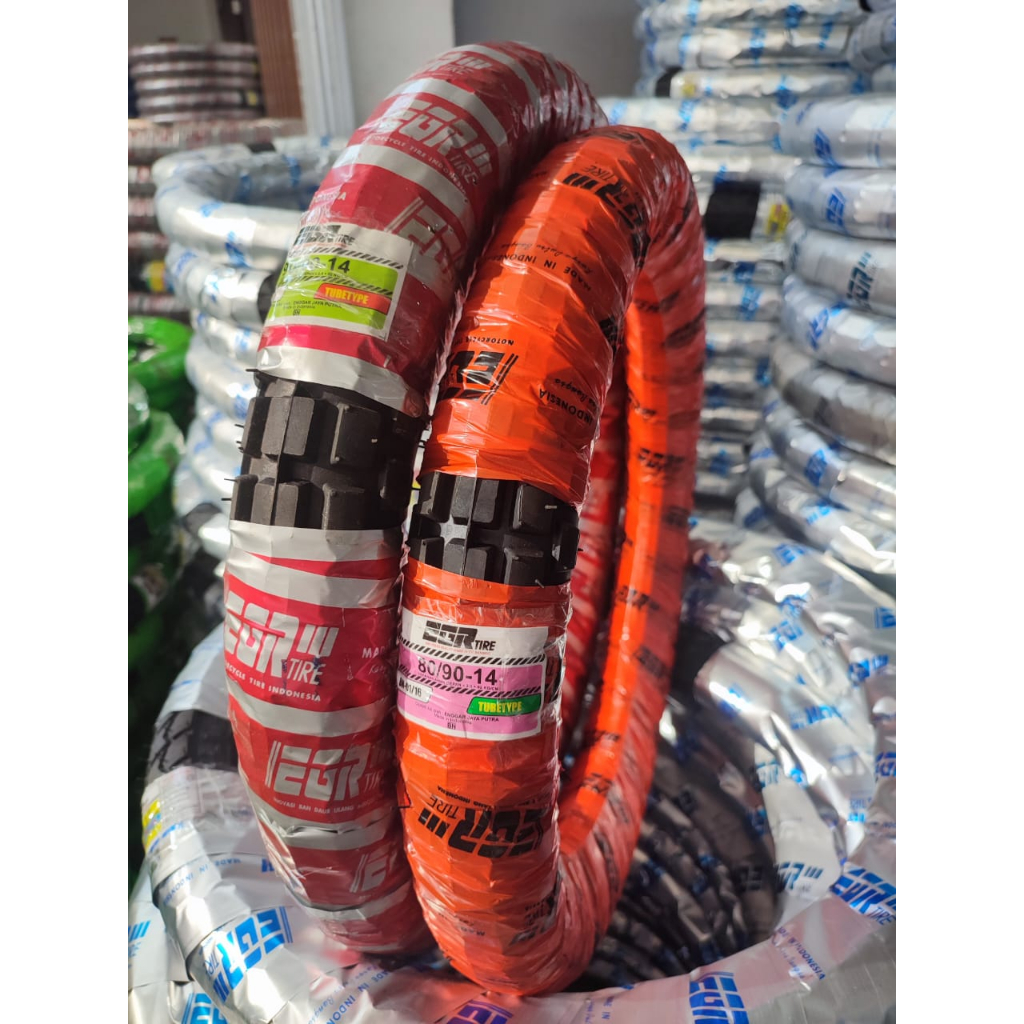 Ban Motor Matic Semitrail, Beat, Vario Scoopy R14 Ukuran 80/90-14 Ring 14 Tubetype