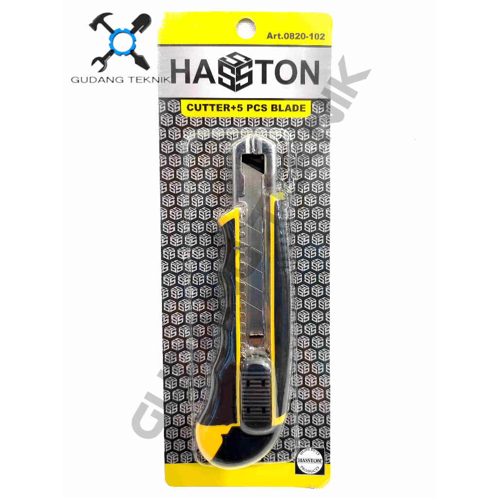 

Cutter Handle Plastik 0820-102 HASSTON PROHEX / Kater Pisau Cutter Cuter Silet 0820 102 HASSTON