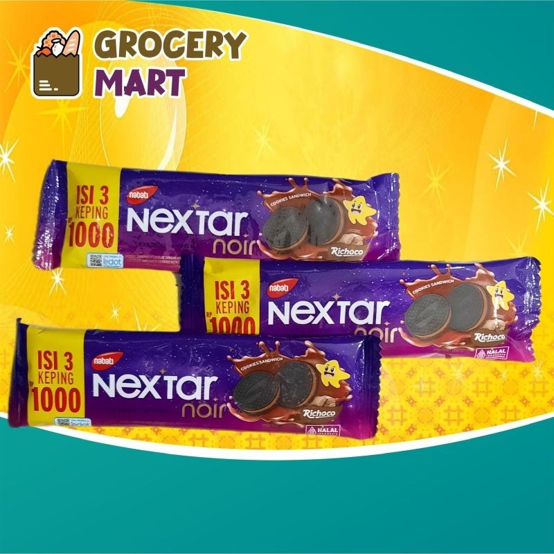 

Nextar Noir Cookies Sandwich Richoco 1Pack isi 10pcs