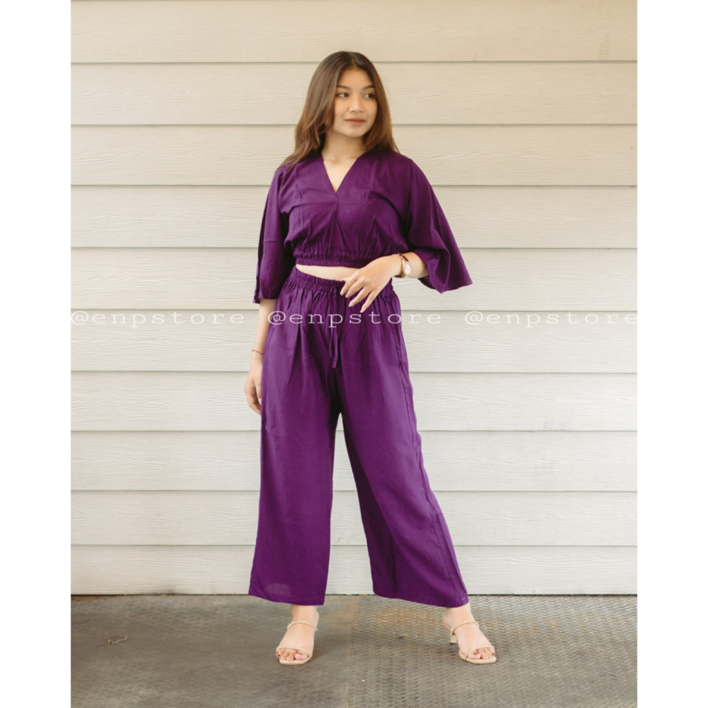 ARINA SET (ONE SET ATASAN LONCENG DAN BAWAHAN KULOT)