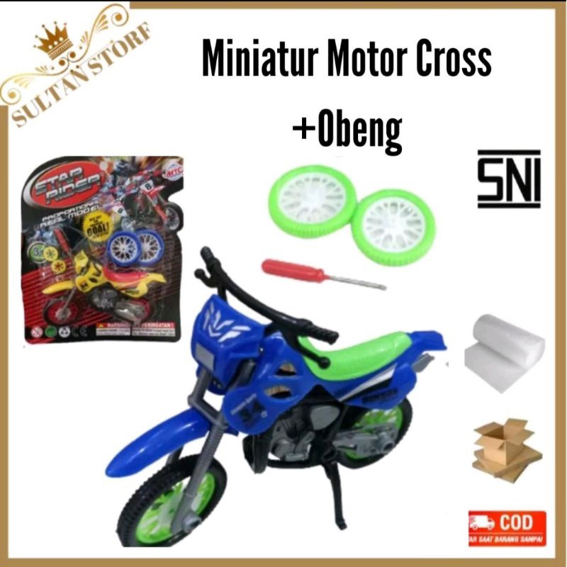 Mainan motor cross motor trail kecil mc323