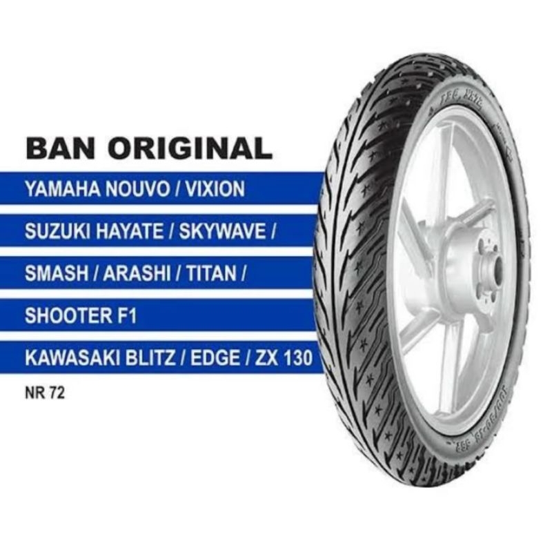 BAN LUAR 225-17 , 250-17 , 275-17 , 70/90-17 , 80/90-17 , 90/90-17 , 90/90-18 , 70/90-16 , 80/90-16