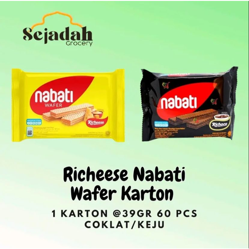 

1 kardus nabati wafer isi 60 pack