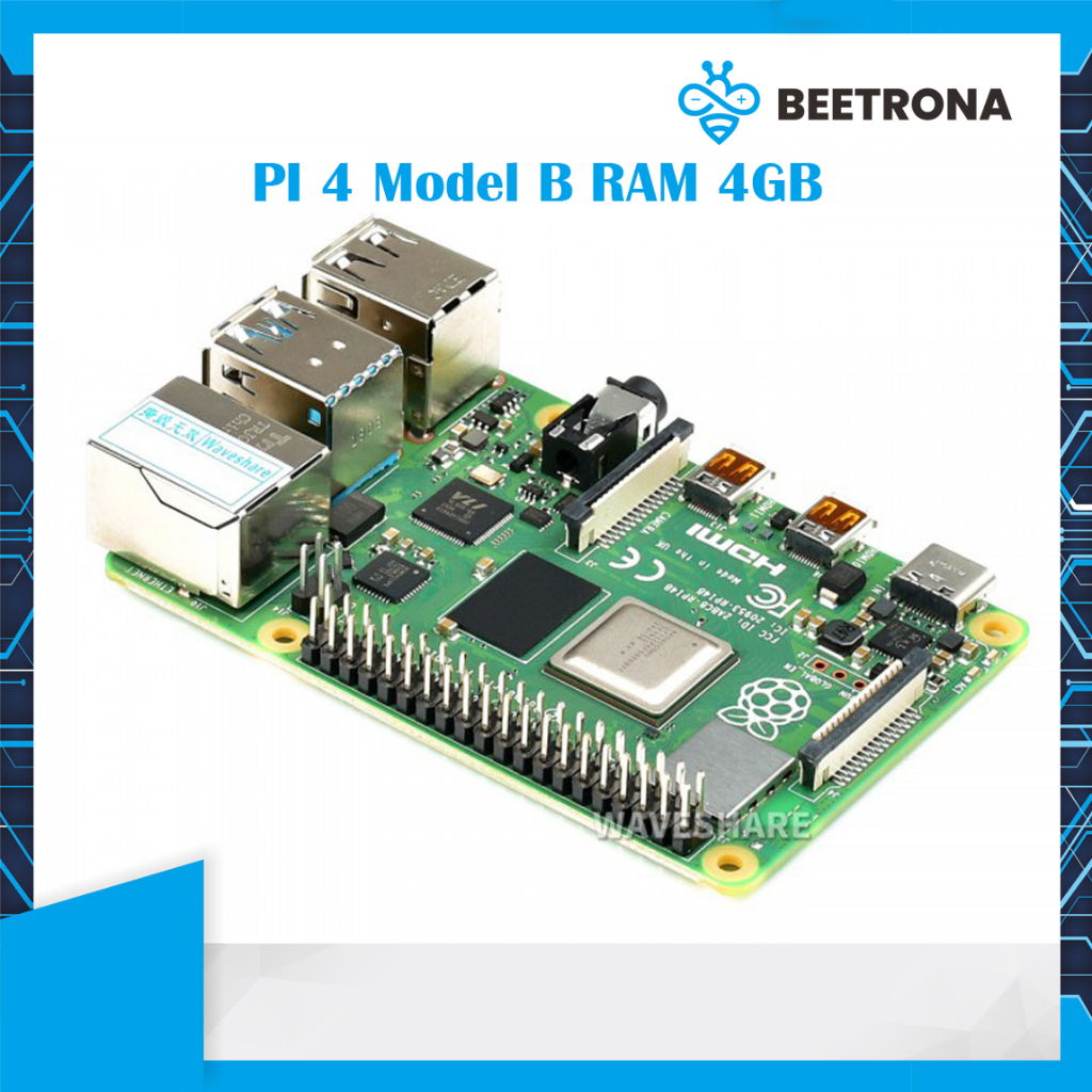Raspberry Pi 4 Model B 4GB RAM Mini PC