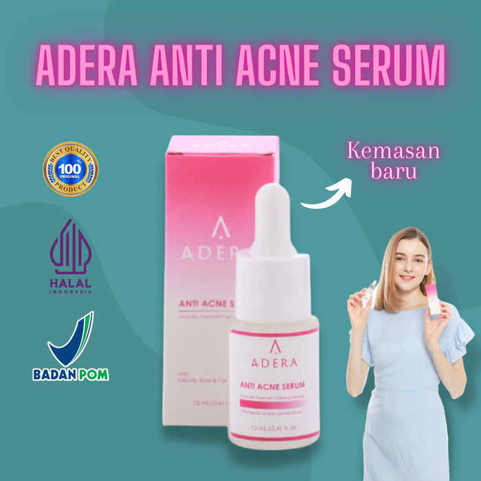 SERUM ADERA KEMASAN TERBARU ANTI ACNE SERUM ORI ADERA ANTI ACNE SERUM ANTI ACNE ADERA SERUM Original