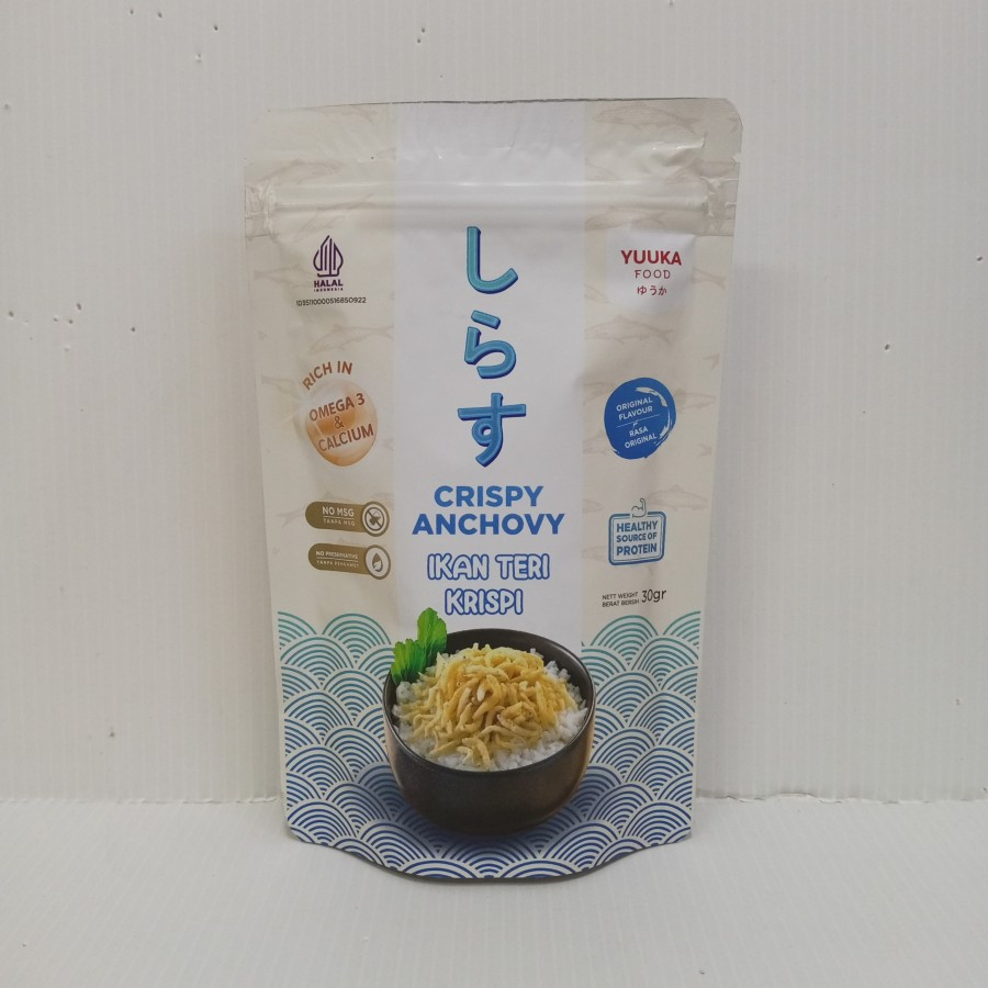 

Snack Yuuka Crispy Anchovy Original 30gr