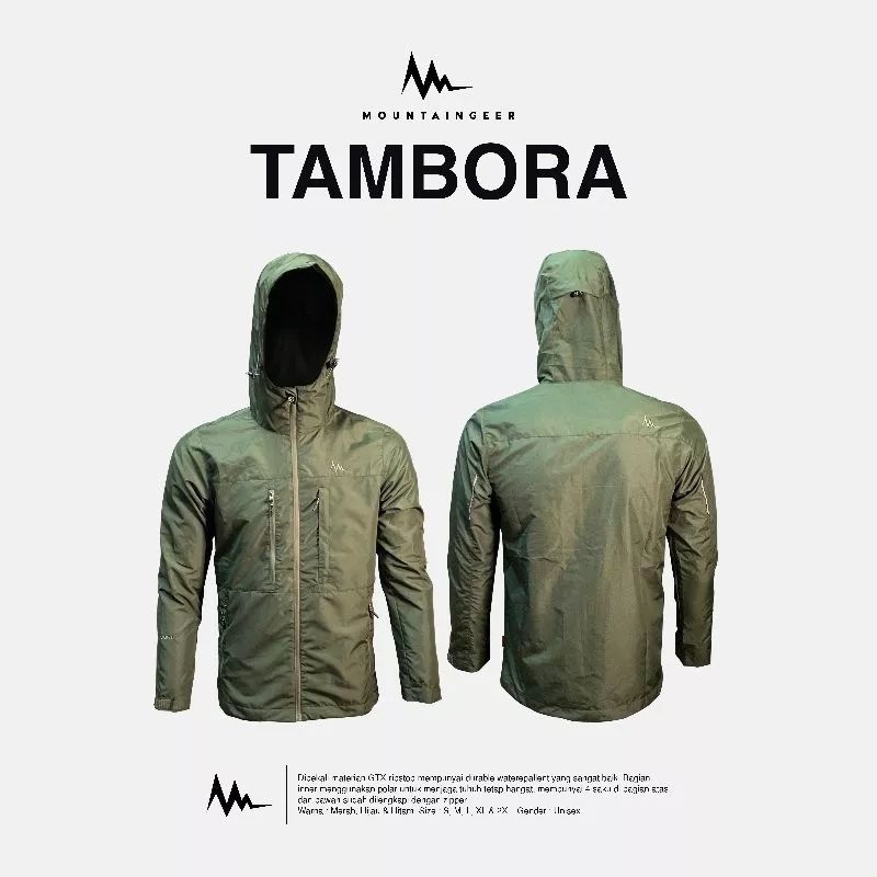 Mountaingeer Jaket Tambora Series Jaket Outdoor Waterproof