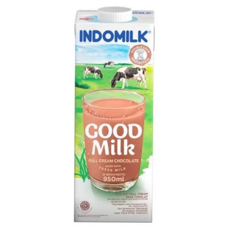 

Indomilk Full Cream Chocolate Susu UHT 950 mL - [INS-60055-00270]