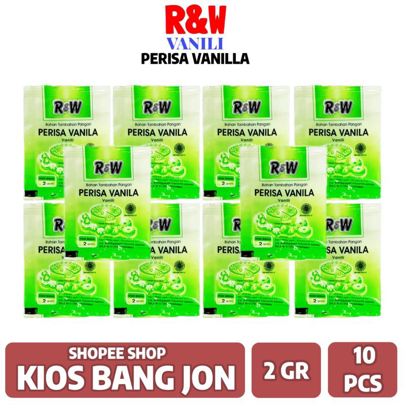 

R&W Vanili Perisa Makanan 2GR Isi 10 Sachet